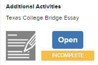 texas college bridge english essay